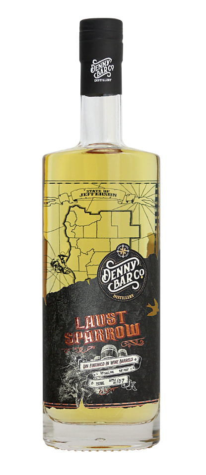 Laust Sparrow Gin Finished in wine barrels