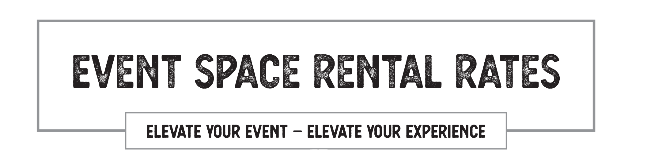 Event Space Rental Rates